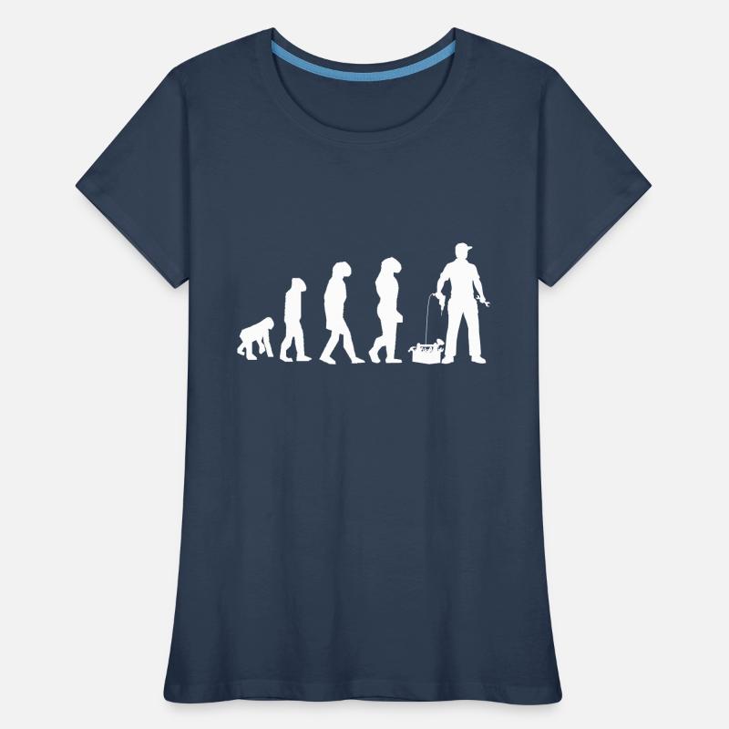 évolution bricoleur T-shirt bio Premium Femme