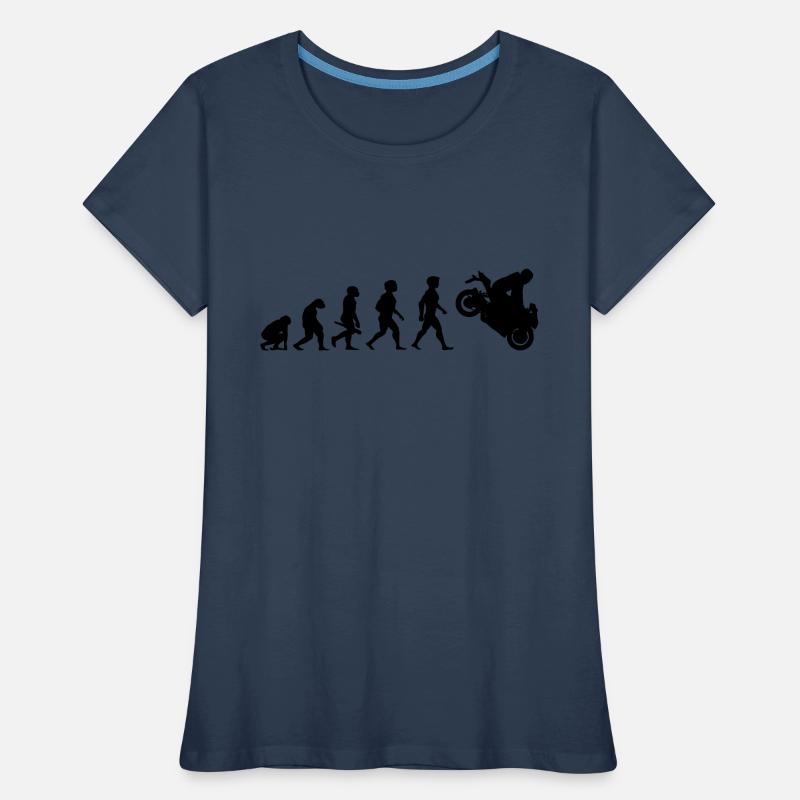 Evolution Superbikes Motorcycle Biker Racing Women's Premium Organic T-Shirt