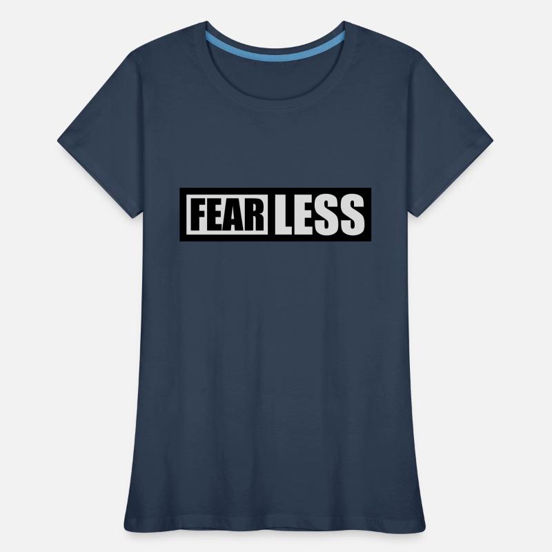 Conception de citation de texte intrépide T-shirt bio Premium Femme