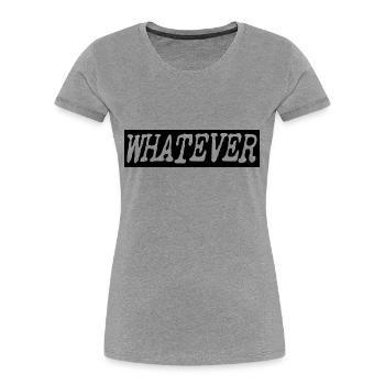 Quoi que - T-shirt bio Premium Femme - bleu marine - Devant - Mia (176cm)