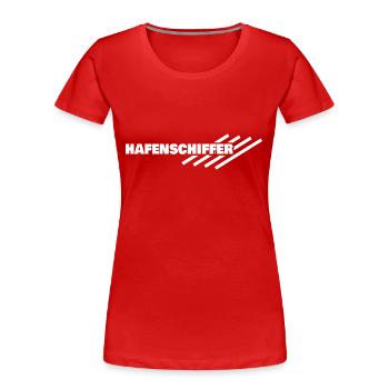 Gift for Harbor Skippers - Women's Premium Organic T-Shirt - navy - Front - Mia (176cm)