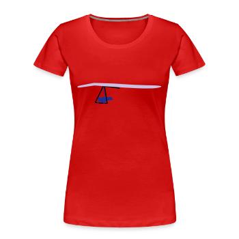Drachenflieger - Frauen Premium Bio T-Shirt - Navy - Vorne - Mia (176cm)