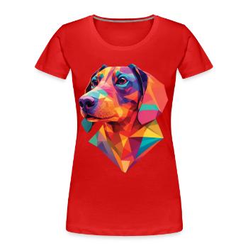 Dachshund Dog Cute Dachshund Dachshund Dogs Design - Women's Premium Organic T-Shirt - navy - Front - Mia (176cm)