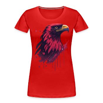 Eagle Pride Sport and Nation Coat of Arms Mascot - Women's Premium Organic T-Shirt - navy - Front - Mia (176cm)