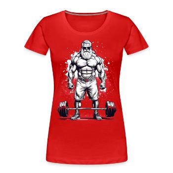 Eiserner Veteran Bodybuilding Ästhetik Kraftsport - Frauen Premium Bio T-Shirt - Navy - Vorne - Mia (176cm)