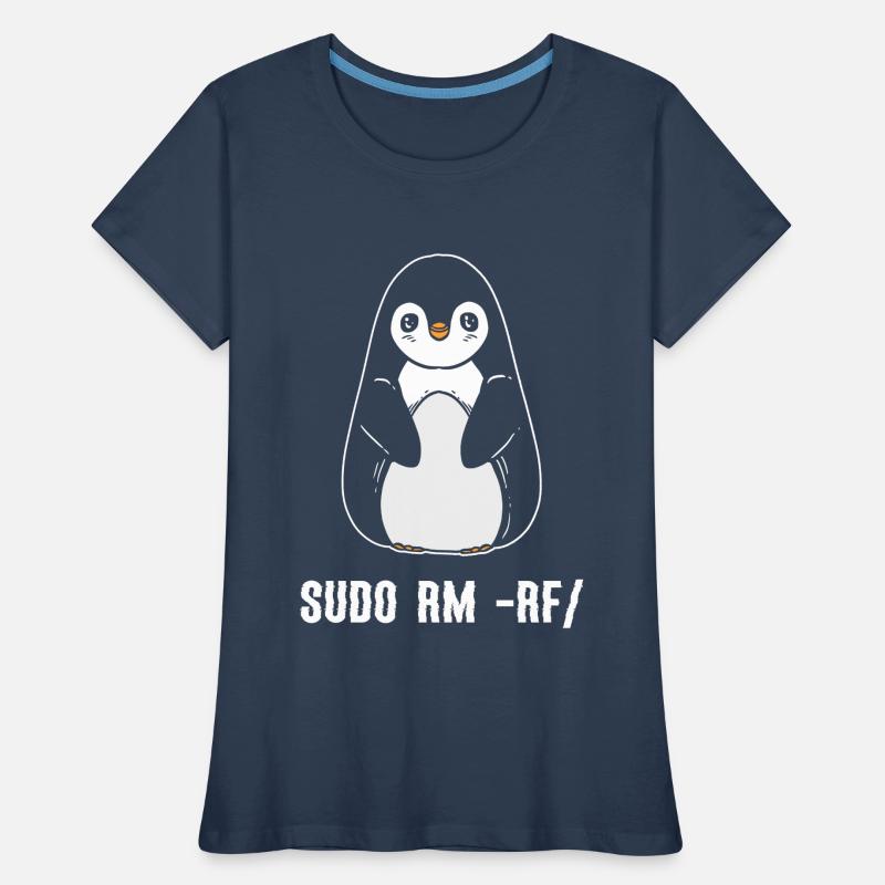 sudo rm rf / Linux Computer Programmer Women's Premium Organic T-Shirt