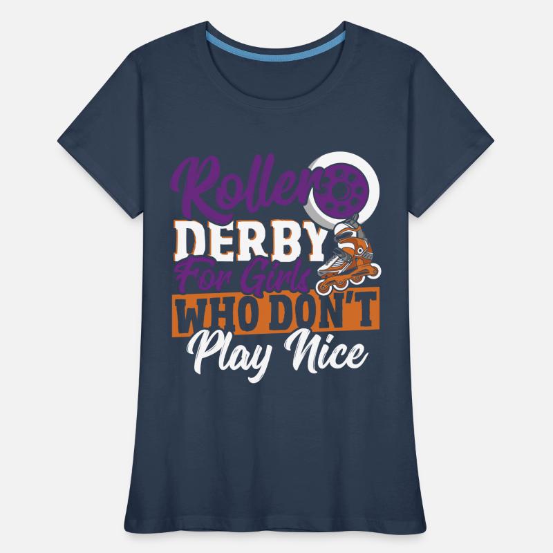 Roller Skating Roller Derby Roller Skating Roller Roller T-shirt bio Premium Femme