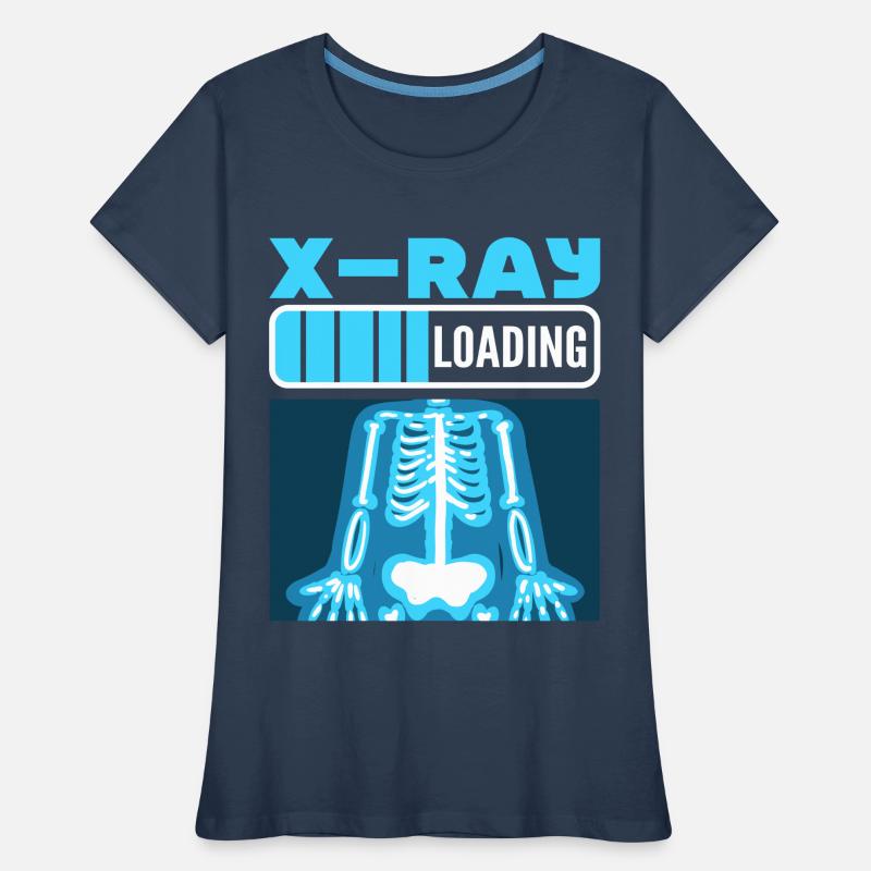 X-Ray Loading Rad Tech X-Ray Technologist Women's Premium Organic T-Shirt