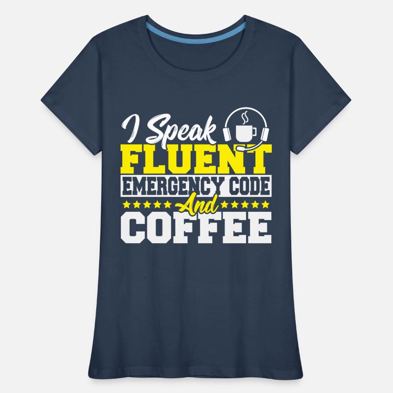 Fire Dispatch Dispatch Thin Yellow Line Fire Women's Premium Organic T-Shirt