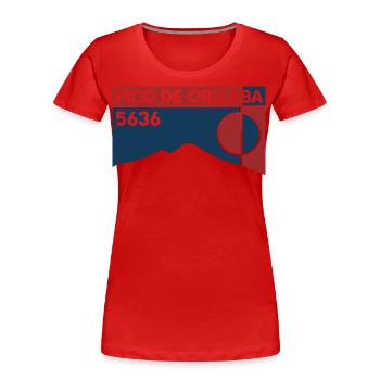Pico De Orizaba Citlaltépetl Besteigung Mexico - Frauen Premium Bio T-Shirt -  - Vorne - Mia (176cm)