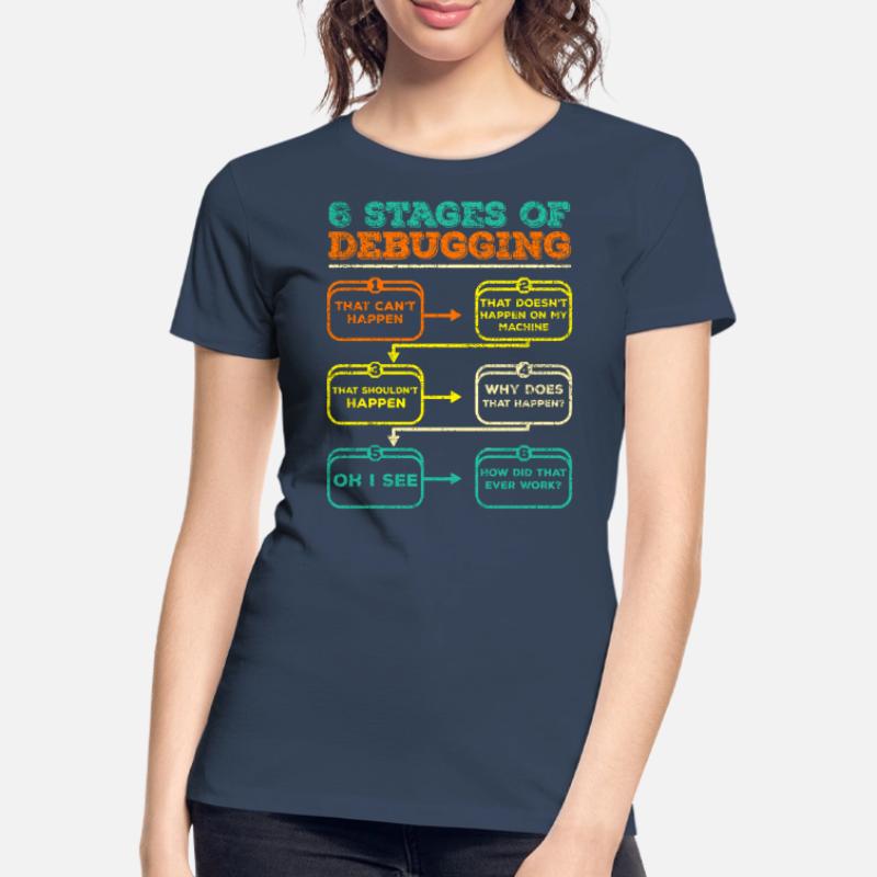 Debugging Programmierer Code Lustig Frauen Premium Bio T-Shirt