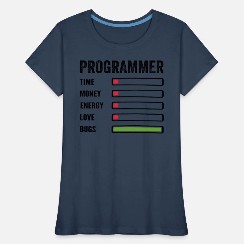 Developer Humor Programmer Coder Women's Premium Organic T-Shirt