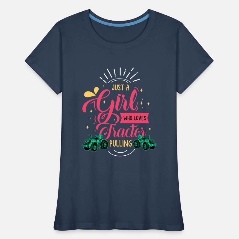 tractor pulling, tractor pulling pulling, drag, Frauen Premium Bio T-Shirt