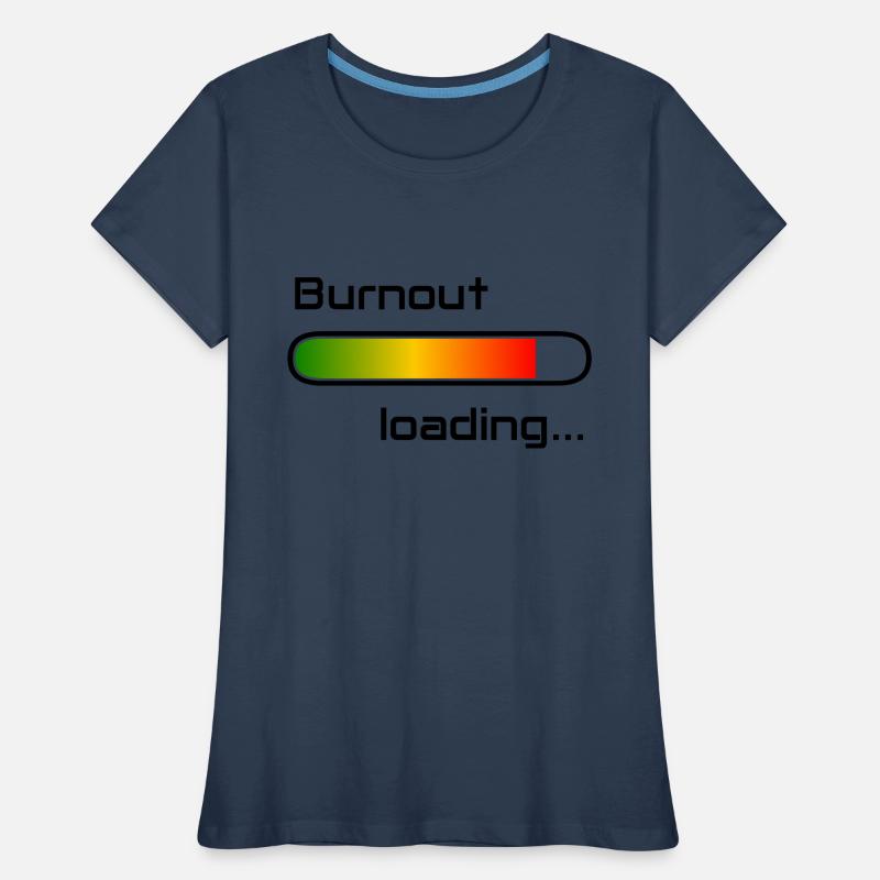 burnout loading, burnout loading, Burnout load T-shirt bio Premium Femme
