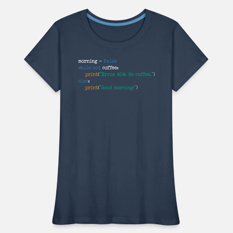 Informatique Café Code Programmeur Cadeau T-shirt bio Premium Femme