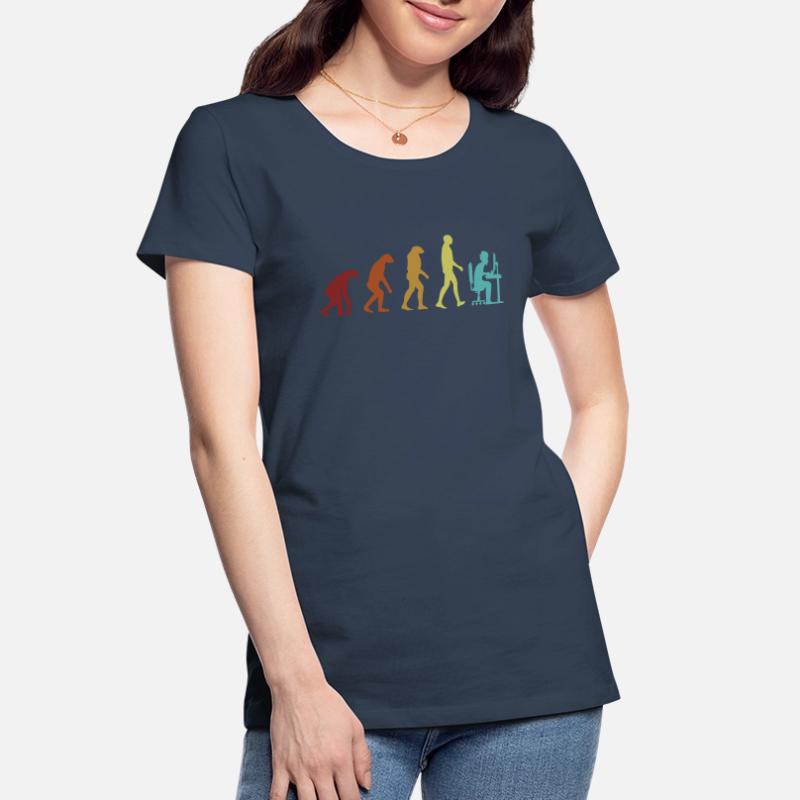 Programmeur Evolution Ingénieur logiciel Codeur T-shirt bio Premium Femme