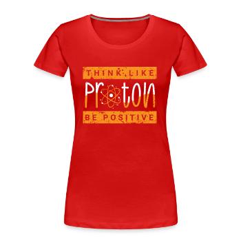 Chimie Science Physique Recherche Nerd Humour - T-shirt bio Premium Femme - bleu marine - Devant - Mia (176cm)
