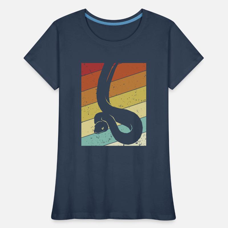 Retro Scale Creepers Python Snake Banana Women's Premium Organic T-Shirt