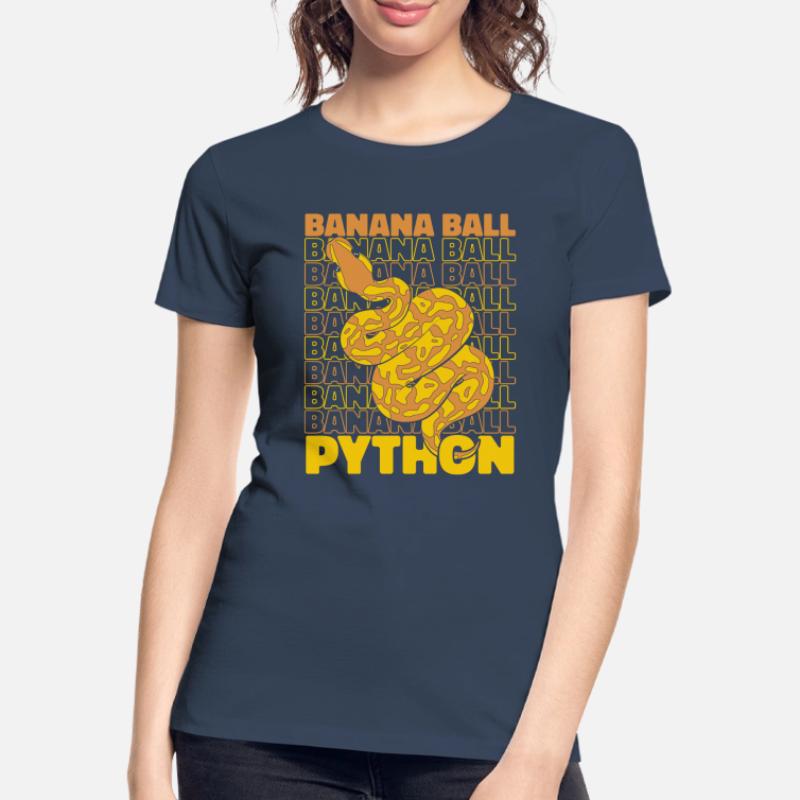 Banana Ball Python Snake Python Banana Ball Women's Premium Organic T-Shirt