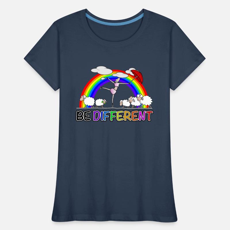 be different - Unique Women's Premium Organic T-Shirt