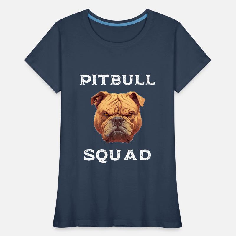 Pitbull Squad - Conception de chiens T-shirt bio Premium Femme