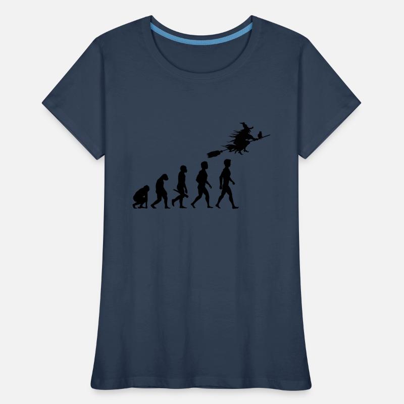 witch witch witch broom witch magic magic4 Women's Premium Organic T-Shirt