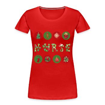 Krankenschwester Weihnachtsgeschenk für Krankenschwester - Frauen Premium Bio T-Shirt - Navy - Vorne - Mia (176cm)