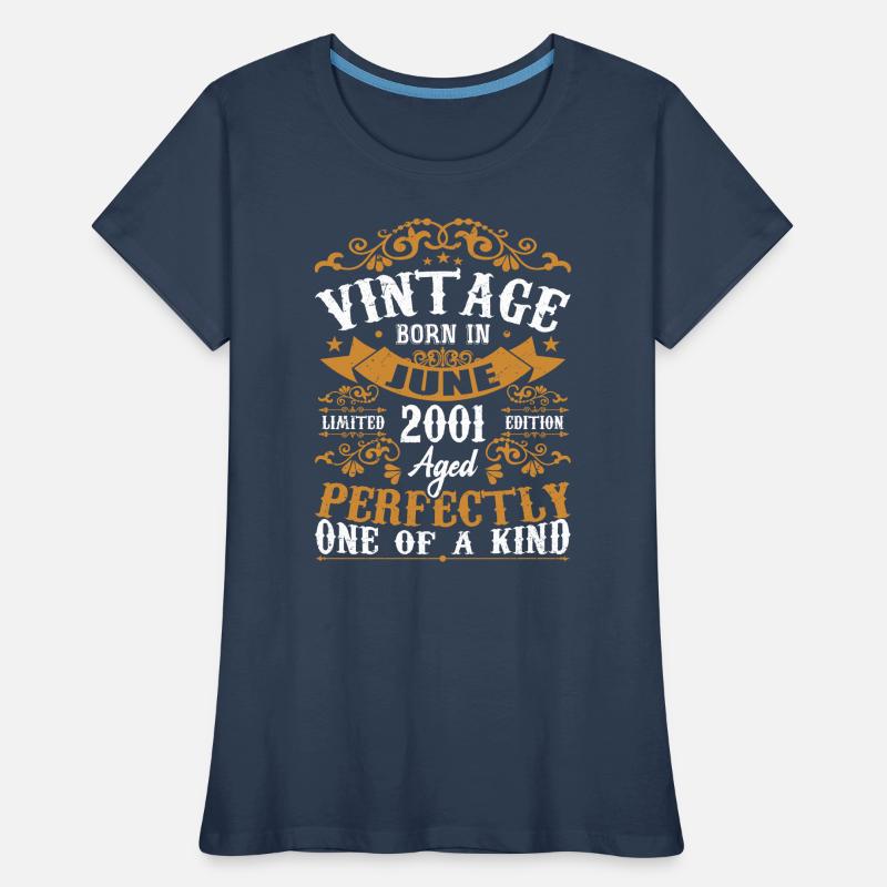 Geschenk Juni 2001 Geburtstag Juni 2001 Juni 2001 Frauen Premium Bio T-Shirt