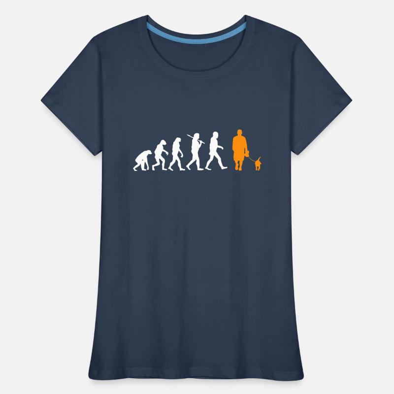 Evolution Dog Dog Walk Walk Gift Women's Premium Organic T-Shirt