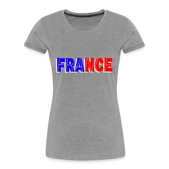 france - Women's Premium Organic T-Shirt - navy - Front - Mia (176cm)