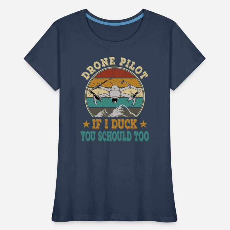 Drones Drone Drone Pilot FPV Quadcopter Women's Premium Organic T-Shirt