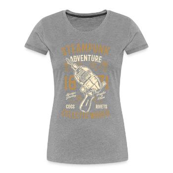 Space Future Univerum Adventure Robot - Women's Premium Organic T-Shirt - navy - Front - Mia (176cm)