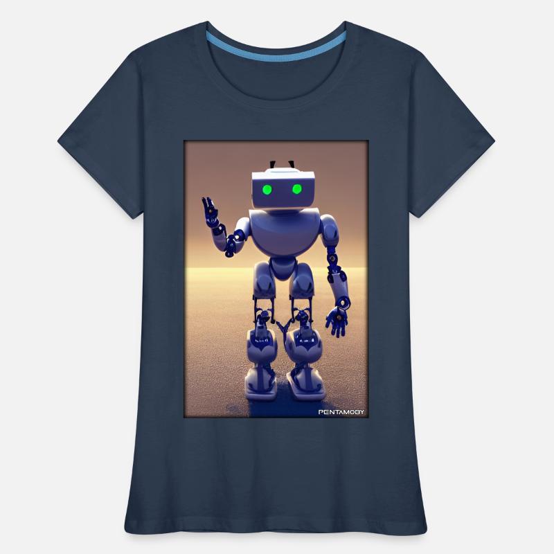 Robot Future Technology Science Android T-shirt bio Premium Femme