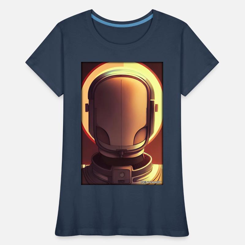 Robot Future Technology Science Android T-shirt bio Premium Femme