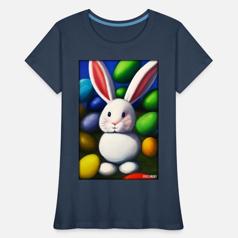 Rabbit Easter Easter Pet Easter Holiday Women's Premium Organic T-Shirt