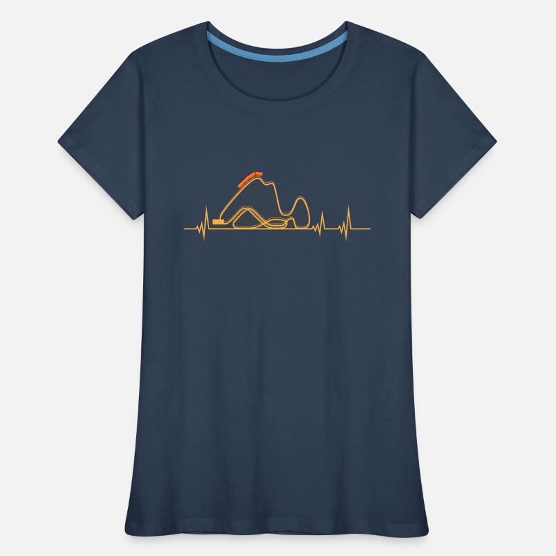 Roller coaster, roller coaster roller coaster park, Women's Premium Organic T-Shirt