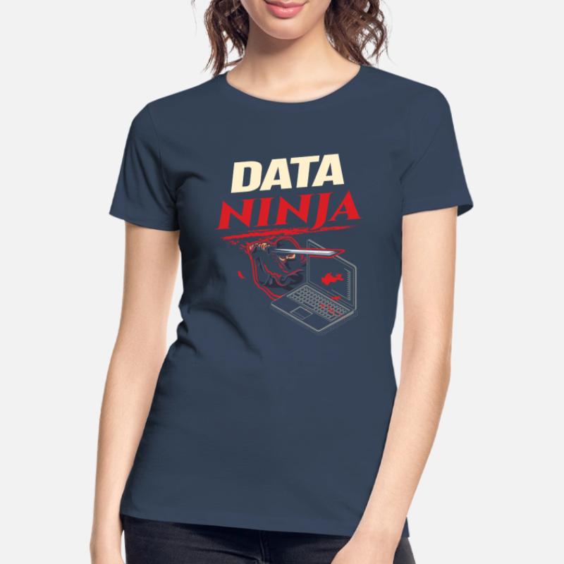 Data Ninja computer programming coder Women's Premium Organic T-Shirt