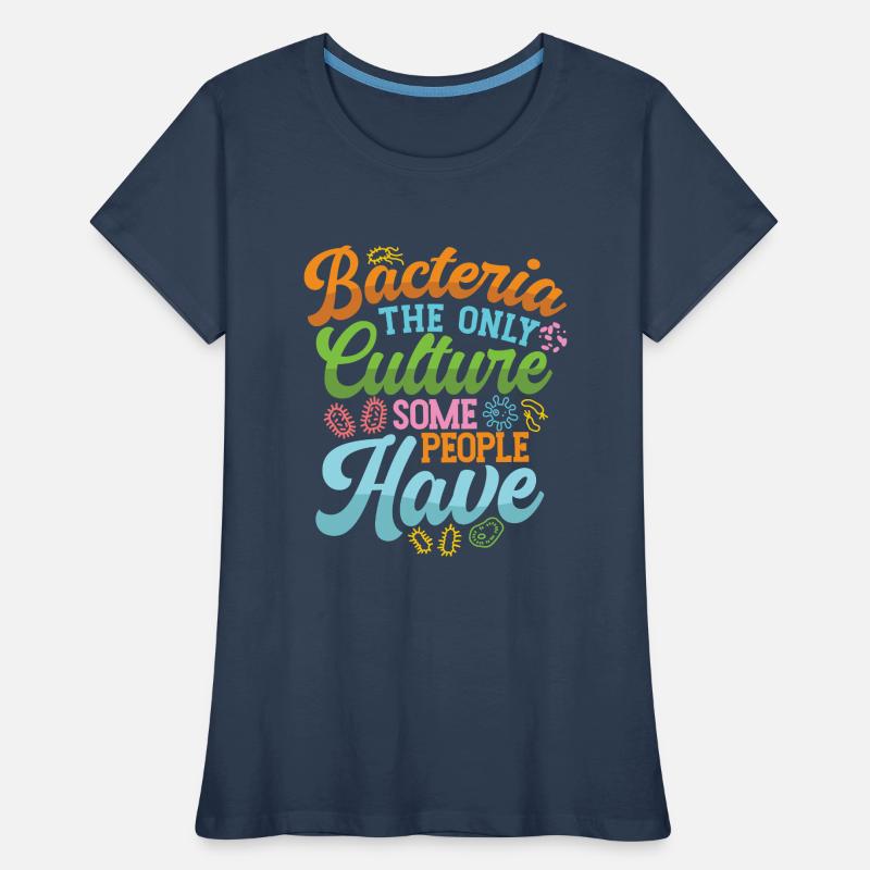 Microbiologist Microbiology Lab Staph Gift Idea Frauen Premium Bio T-Shirt