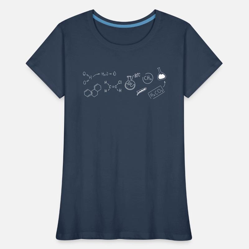 Chemistry Structural Formula Women's Premium Organic T-Shirt