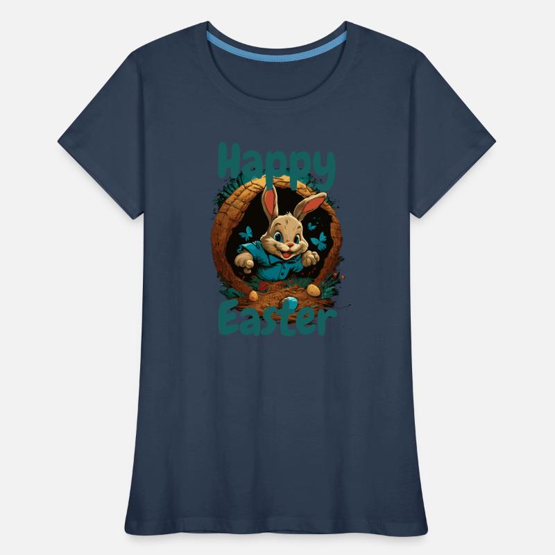 happy Easter Easter in the Easter basket Easter Women's Premium Organic T-Shirt