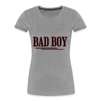 Bad Boy - Frauen Premium Bio T-Shirt - Navy - Vorne - Mia (176cm)