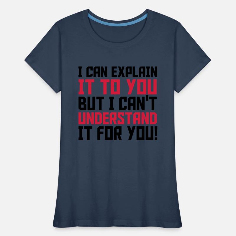 Explain Women's Premium Organic T-Shirt