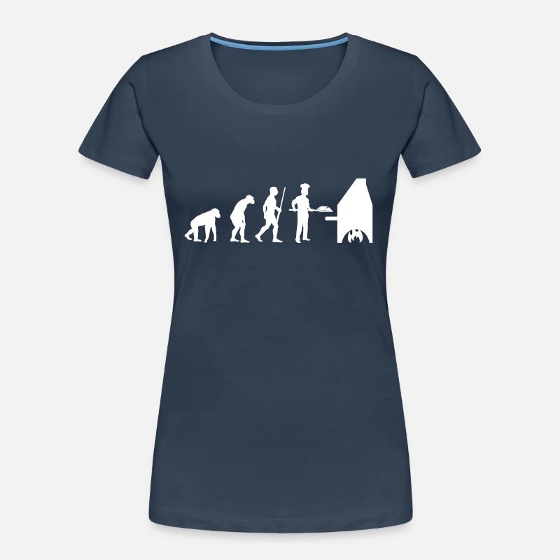 Baker Evolution - T-shirt bio Premium Femme - bleu marine