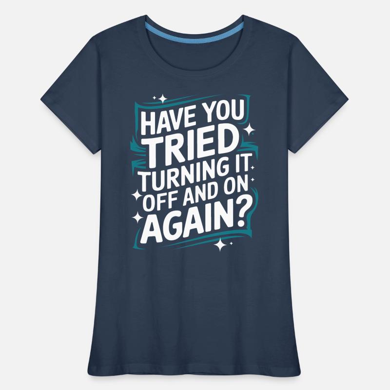 Support technique Informatique T-shirt bio Premium Femme