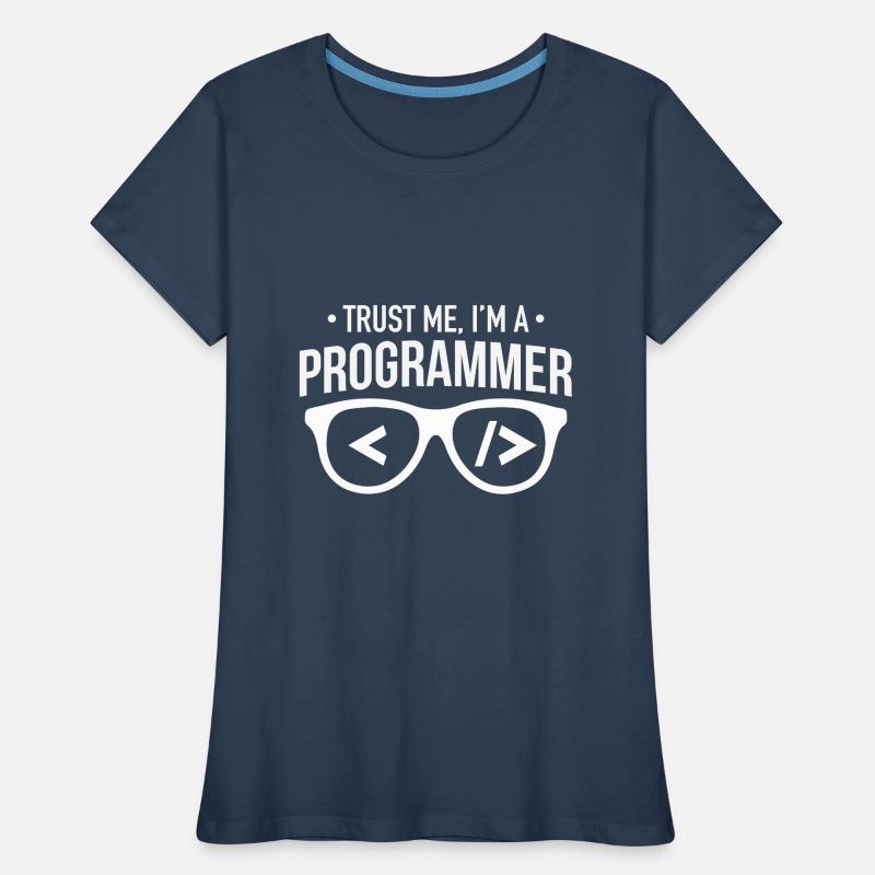 trust me i am a programmer Frauen Premium Bio T-Shirt