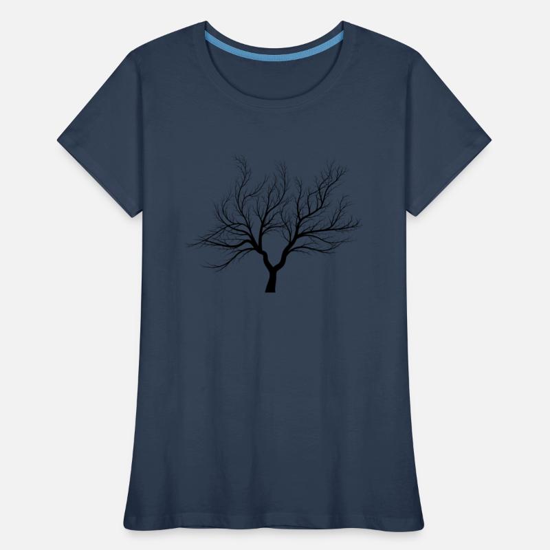 Baum mit Statement Frauen Premium Bio T-Shirt