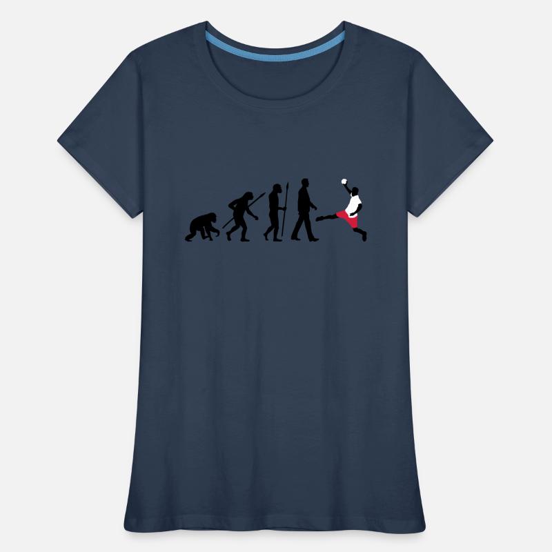 evolution_handball_102012_a_3c T-shirt bio Premium Femme