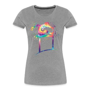 Hurdle Run Obstacle Course Kids Hurdle Run - Women's Premium Organic T-Shirt - navy - Front - Mia (176cm)