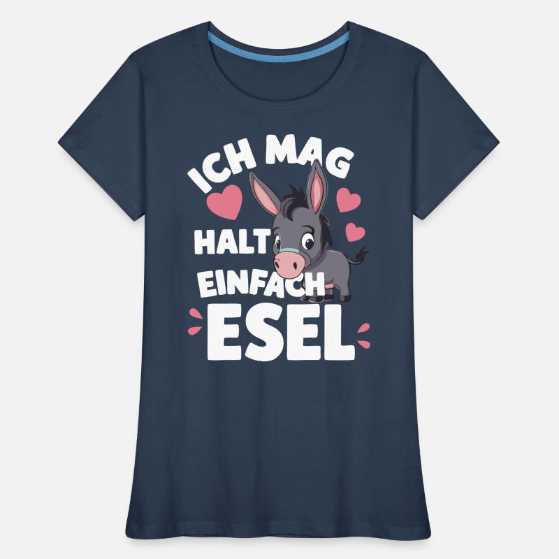 Âne âne mulet Muli T-shirt bio Premium Femme