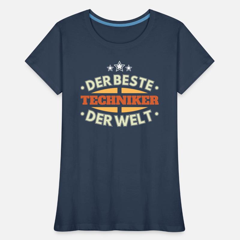 Der Beste Techniker der Welt Frauen Premium Bio T-Shirt
